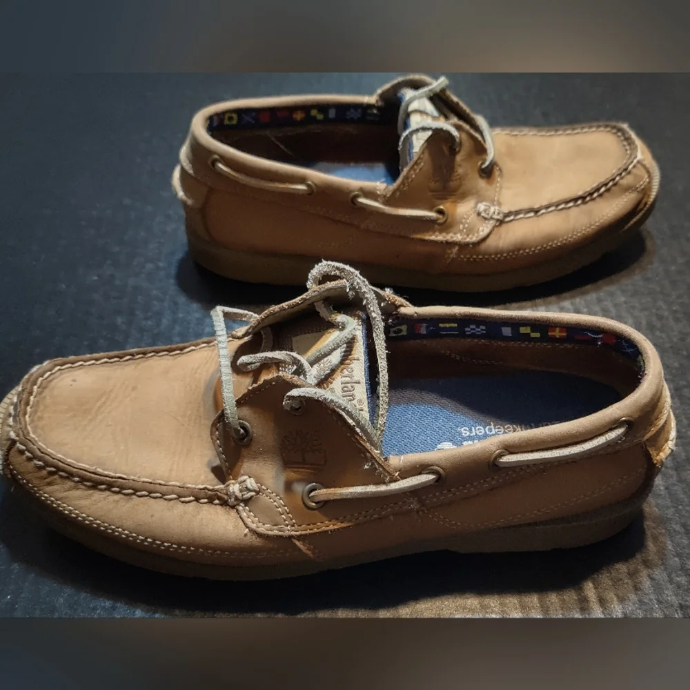 Timberland‎ Earthkeepers Men's Sz 9.5 Brown Suede Leather Boat Deck Shoes